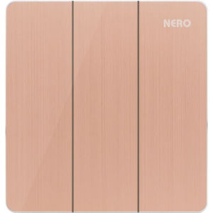 Titanium V111631-G 16AX250V~ 3 Gang 1 Way Switch - Gold