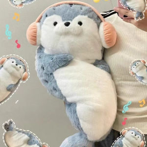 70CM Cute Seal Plush Toy Stuffed Doll Nap Pillow Hug Pillow Super Soft Birthday Gift for Girls