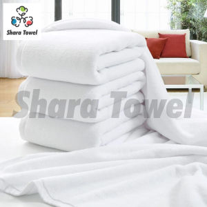 Bath Towel / Handuk Mandi / Renang Hotel Putih Ukuran Besar Full 100% Premium Katun GSM 600