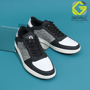 Sepatu Sneakers Pria Casual Gvl Geovelli 3124  Dominic Hitam Kombinasi 39-44