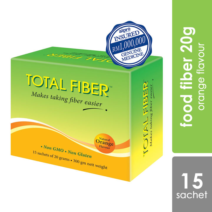 Total Food Fiber Orange Flavour 20g x 15s Fibre supplement/reduce