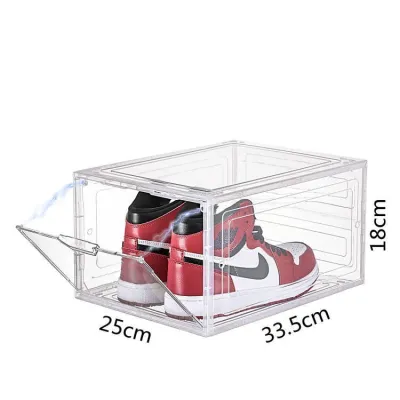 🇸🇬Koala Home🔥Shoe Box Ultra Clear High Capacity Shoe Box Stackable Acrylic Shoe Box Display Storage