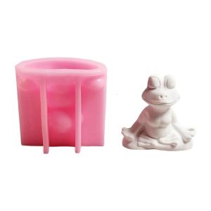 Yoga Frogs Molds Animal Silicone Molds Resin Casting Molds Craft Supplies for Making Home Decoration
