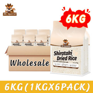 Mr.Squirrel Dry Shirataki Rice 1kg/6kg Konjac Keto Low Carb Konjak Rice Wholesale