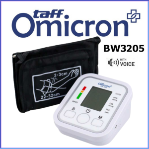 PENGIRIMAN CEPAT TaffOmicron Pengukur Tekanan Darah Sphygmomanometer with Voice BW 3205 / alat tensi darah digital / tensi darah digital otomatis / tensimeter digital akurat / alat tensi digital akurat / alat cek tensi digital akurat