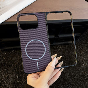 For Google Pixel 10 Pro Fold Casing Carbon Fiber Pattern Leather Magnetic Hard Phone Case Cover