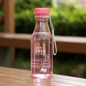 Botol minum Soda Transparan 550ml  / Water Bottle Bening BPA FREE
