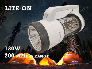 LITE-ON CAMPING RECHARGEABLE LED TORCH LIGHT COB SIDE LIGHTING EMERGENCY