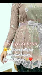 Baju Kebaya Modern Terbaru Termurah Kekinian Kondangan Seragaman / Kebaya Brokat Tille