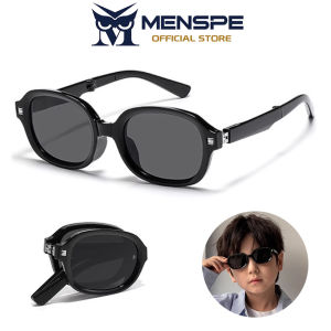 MENSPE Children Sunglasses  Foldable Sunglasses Children Fashion Sunglasses UV Resistant Foldable Summer Sunglasses Ultra Light Polarized Sunglasses Outdoor Traveling Walking Shopping Driving