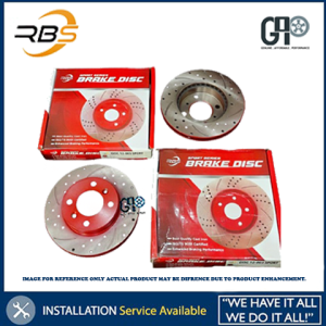 Front (Depan) RBS Sport Disc Rotor Perodua Alza (2008 -2013) 100% Original (1Set 2PSC)