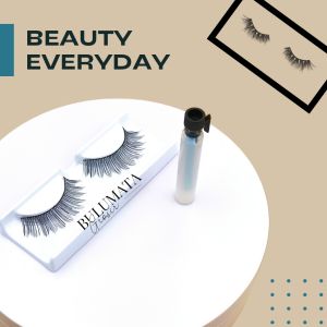 Bulu Mata Palsu dan Lem 1 Set | 606