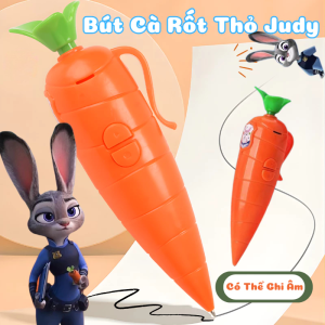 Bút Ghi Âm Hình Cà Rốt Biết Nói Cho Bé | Vừa Viết Vừa Ghi Âm Phát Lại Giọng Nói Quà Tặng Trẻ Em