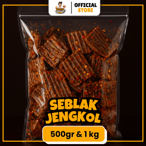 Seblak Kerupuk Jengkol Pedas Daun Jeruk Chili Oil Cemilan Grosir dan Kiloan Seblak Kering