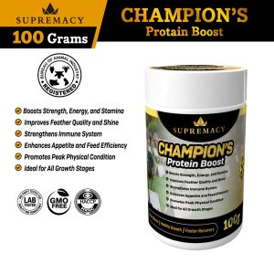 Supremacy Champion’s Protein Boost For Roosters Strong Bones Healthy Growth Faster Recovery Rooster