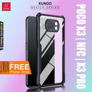 Xundd [ORIGINAL] Beatle Clear Hybrid Shock Proof Armor Case for Xiaomi Poco X3 / Poco X3 NFC / Poco X3 Pro