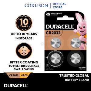 Duracell Specialty CR2032 Lithium Coin Battery 3V pack of 4
