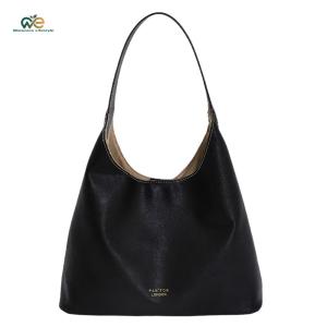 Women PU Simple Bucket Bag Large Capacity Shoulder Bag Hobo Underarm Bag for Travel Shopping Daily Use[Winnereco Lifestyle]