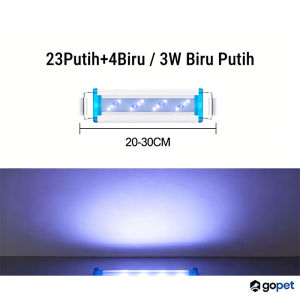 20-90CM 3 Colors LED Aquarium Lamp Aquatic Plant Lamp Fish Tank Light For Living Room Decoration Accessories
