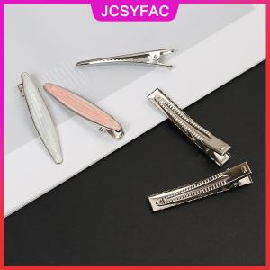 JCSYFAC Đơn giản sóng hình bầu dục màu hồng liền mạch Clip tóc phụ nữ Acetate tấm bangs Clip tóc Duckbill clip kẹp tóc tạo kiểu tóc công cụ Quà Tặng