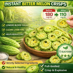 (Ready-To-Eat) Sugar-Free Natural Bitter Melon Crisps Bitter Melon Snacks Vegetable Chips Mix Healthy Foods Snacks 无蔗糖天然苦瓜脆片即食