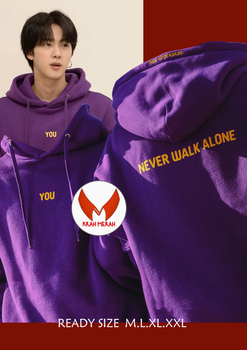 BTS Jimin Never Walk Alone newest Hoodie XL