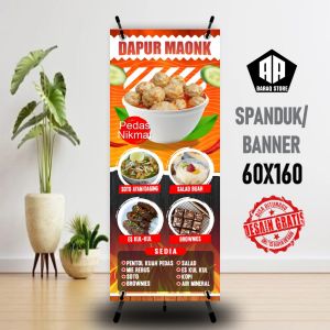 Cetak Banner Cetak Spanduk DAPUR MAONK BISA REQUEST