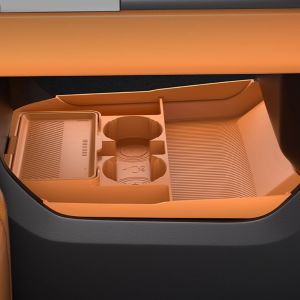 dncnf For Chery Jetour G700 2025 Center Console Lower Storage Organizer Tray Interior Storage Case Holder Car Interior Accessories 2Z6B7