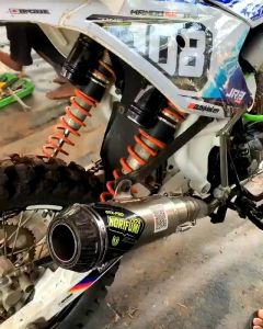 Silincir Muffler Knalpot Racing Norifumi GTX Universal Diameter 50mm Free Laser Nama