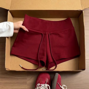 IELGY Casual hot pants for women American style minimalist sports shorts
