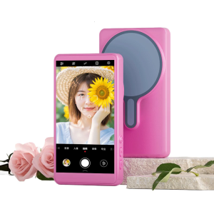 หน้าจอแสดงภาพแม่เหล็กสำหรับโทรศัพท์กล้องมองหลังหน้าจอแสดงภาพเซลฟี่พร้อมปลั๊ก & ลำโพงขนาด3.5มม. เชื่อมต่อแบบไร้สาย