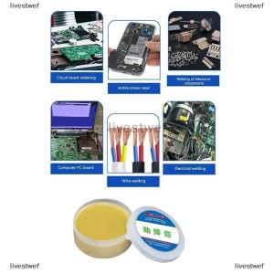 [COD] livestwef Solder Paste Flux Low Temperature Rosin Welding No-clean Lead-free High Purity Electric Soldering Iron Maintenance Soldering Oil