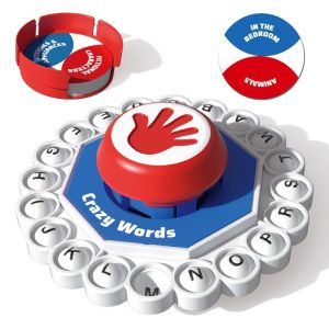 Word Board Game Spelling Puzzle Educational Learning Portable Travel Family Kids Silicone Tiles