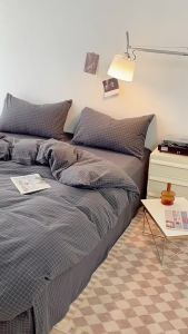 Aloe Cotton Single Queen Quilt Cover Soft Sarung Selimut blanket Lembut Ins Style N 1