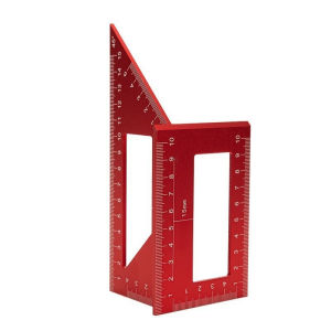 1pcs 45°/90° Multifunction Rule Degree Aluminum Alloy Angle Ruler Square Professional Measuing