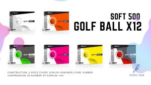 INESIS กอล์ฟ ลูกกอล์ฟ ลูกกอล์ฟนิ่ม Soft 500 Golf Ball X12 ( ลูกกอล์ฟนิ่มรุ่น 500 12 ลูก ) ลูกกอล์ฟใหม่ golfball ไม้กอล์ฟ ลูกกอล์ฟสี