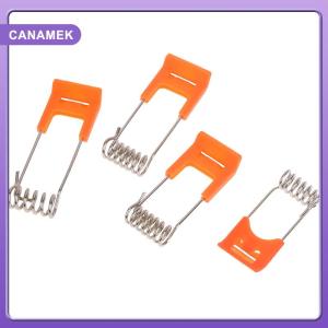 【CANAMEK】 10PCS Steel Springs Metal Clamps For Led Downlight Panel Light Ceiling Light Spring Circlip With Rubber Sleeve Lighting