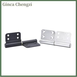 Ginca บานพับประตูอลูมิเนียมแบบธงสีดำบานพับประตูห้องครัวแบบถอดได้ X2