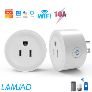 สวิทช์เปิด-ปิดพลังงานพร้อมปลั๊ก WiFi อัจฉริยะ Tuya ชนิดมินิที่มีควบคุมระยะไกลและเวลา 10A 16A 20A ที่เข้ากันได้กับ Alexa Google Home Tuya Smartlife App