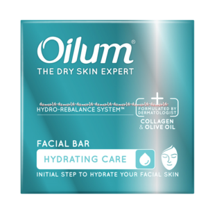 Oilum 60gr The Dry Skin Expert Facial Bar Hydrating Care Sabun Muka Collagen Olive Oil Brightening Care