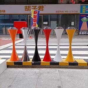 Floor-Standing Bathroom Ashtray with Lid Creative Stylish for Elevator KTV Toilet Living Room