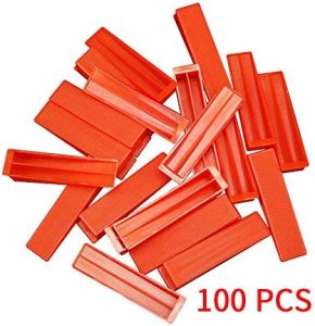 100pcs Insert Wedge Tile Leveler Tile Cross Tile Push Pliers Insert Tile Leveller Push Tight Pliers Base Fixing Tool Pliers Tile Leveling System For Tile Laying