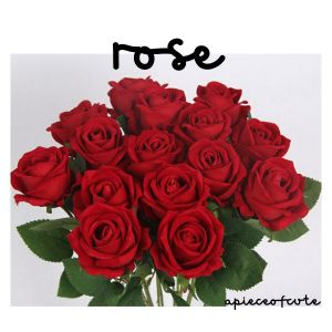 ดอกกุหลาบปลอม กุหลาบ ดอกกุหลาบ ดอกไม้ปลอม วาเลนไทน์ ดอกไม้ประดิษฐ์ ของขวัญ พร้อบถ่ายรูป_apxrose02