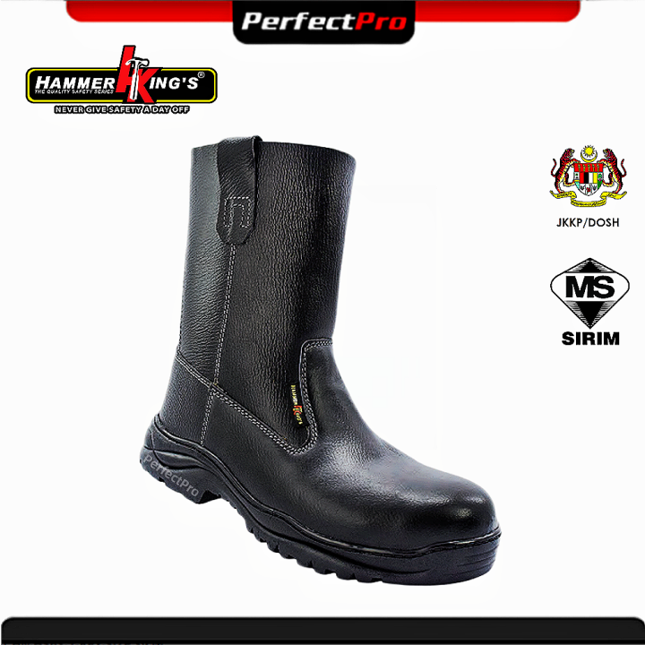 Hammer King 13033 High Cut PullUp & Slipon Genuine Leather Quality