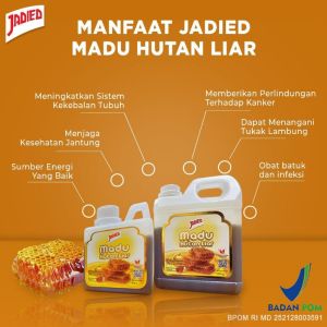 MADU JADIED HUTAN LIAR 1KG|MADU ASLI MURNI HUTAN|MENAMBAH STAMINA|MENINGKATKAN DAYA TAHAN TUBUH