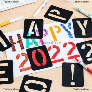 [COD] Technicolore งานประดิษฐ์สัญลักษณ์ตัวอักษรแบบฉลุลายสำหรับปั๊มลายนูนจำนวน42ชิ้น