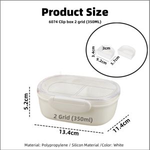 Johor Seller | 350/490/950ml Bento Lunch Box Removable Compartments Keep Fresh Storage Box