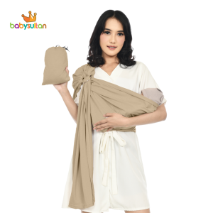 Gendongan Bayi Ring Sling Kaos Free Pouch babysultan