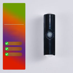 Magnetic Motion Sensor Night Light Hill Cat Eye Smart LED Lamp Wall Light Wardrobe Stair Cabinet Bedroom Light
