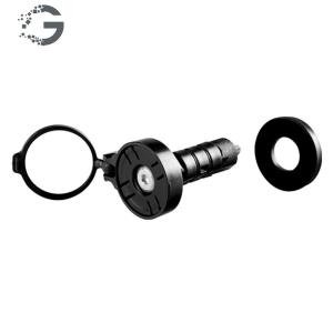 Cycling Handlebar Convex Mirror Adjustable Rotate Bike Handlebar Plug Rear View Mirror Universal for Outdoor Sports